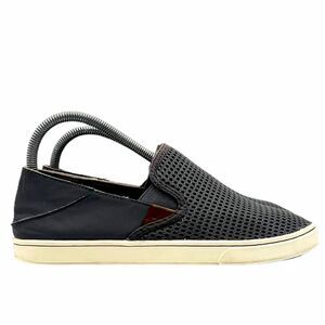 Olu'Kai Shoes Women Size 8 Pehuea Slip-On Comfort‎ Gray Casual Low Top Sneakers